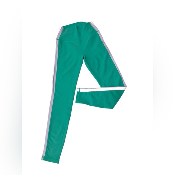 WILO Size X-Small Athletic Leggings Green Work Athleisure - Picture 1 of 6